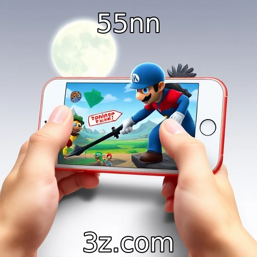 Crescimento do mercado de jogos em dispositivos móveis - 55nn